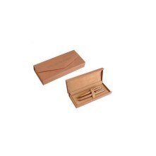 Coffret 2 stylos à bille en bois cadeau-journee-femme-maroc